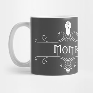 Monk D&D class with embellishment Mug